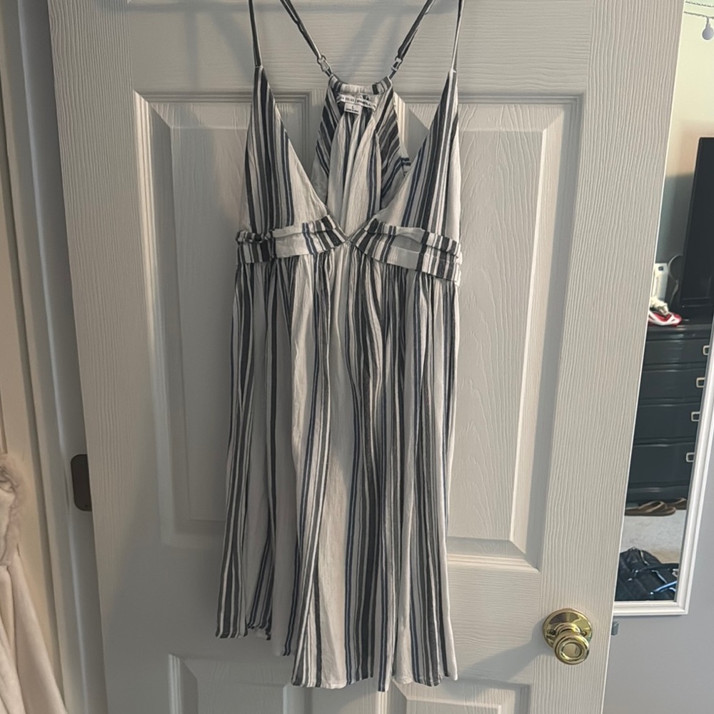 O'Neill Blue and White Striped Dress